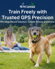 My Pet Command 2-in-1 Smart Wireless GPS Dog Fence and Training Shock Collar