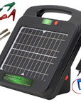 Portable Solar Powered Energiser Charger for Electric Fence 2/3/6 Mile 0.2/0.25/0.5 Joules (9-11KV)