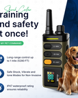 My Pet Command 1 Mile/5280 Ft Long Range Dog Training Collar Safe Shock Collar