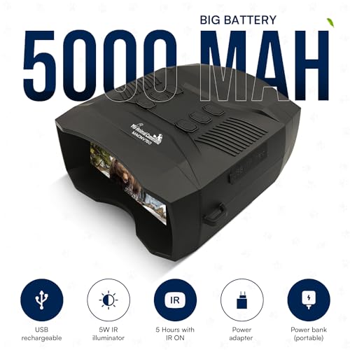 IR Night Vision Goggles Binoculars with Color viewing 4K Video - My Pet Command