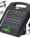 Portable Solar Powered Energiser Charger for Electric Fence 2/3/6 Mile 0.2/0.25/0.5 Joules (9-11KV)