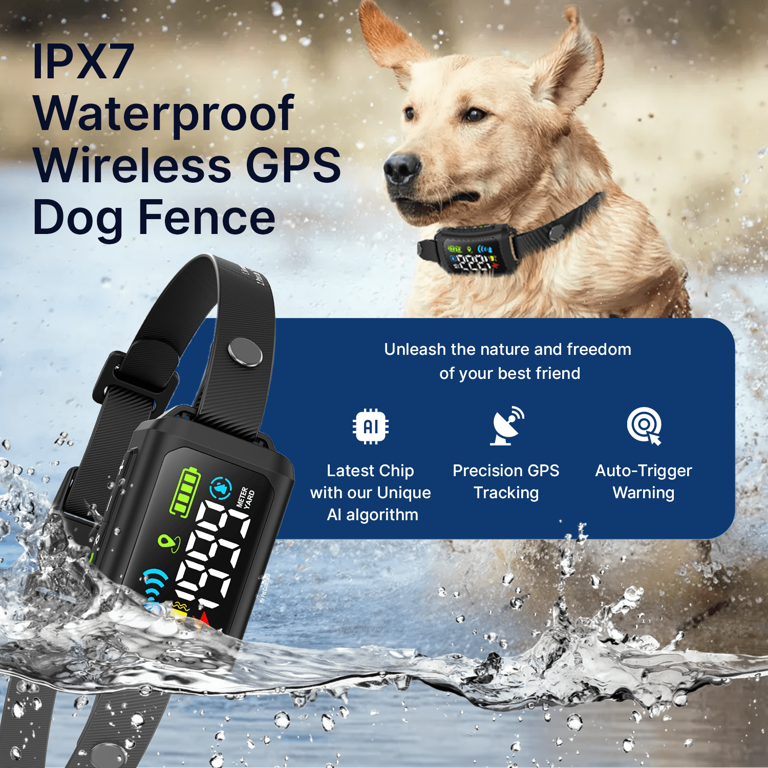 My Pet Command GPS Wireless Electric Dog Collar Fence System New Generation - My Pet Command