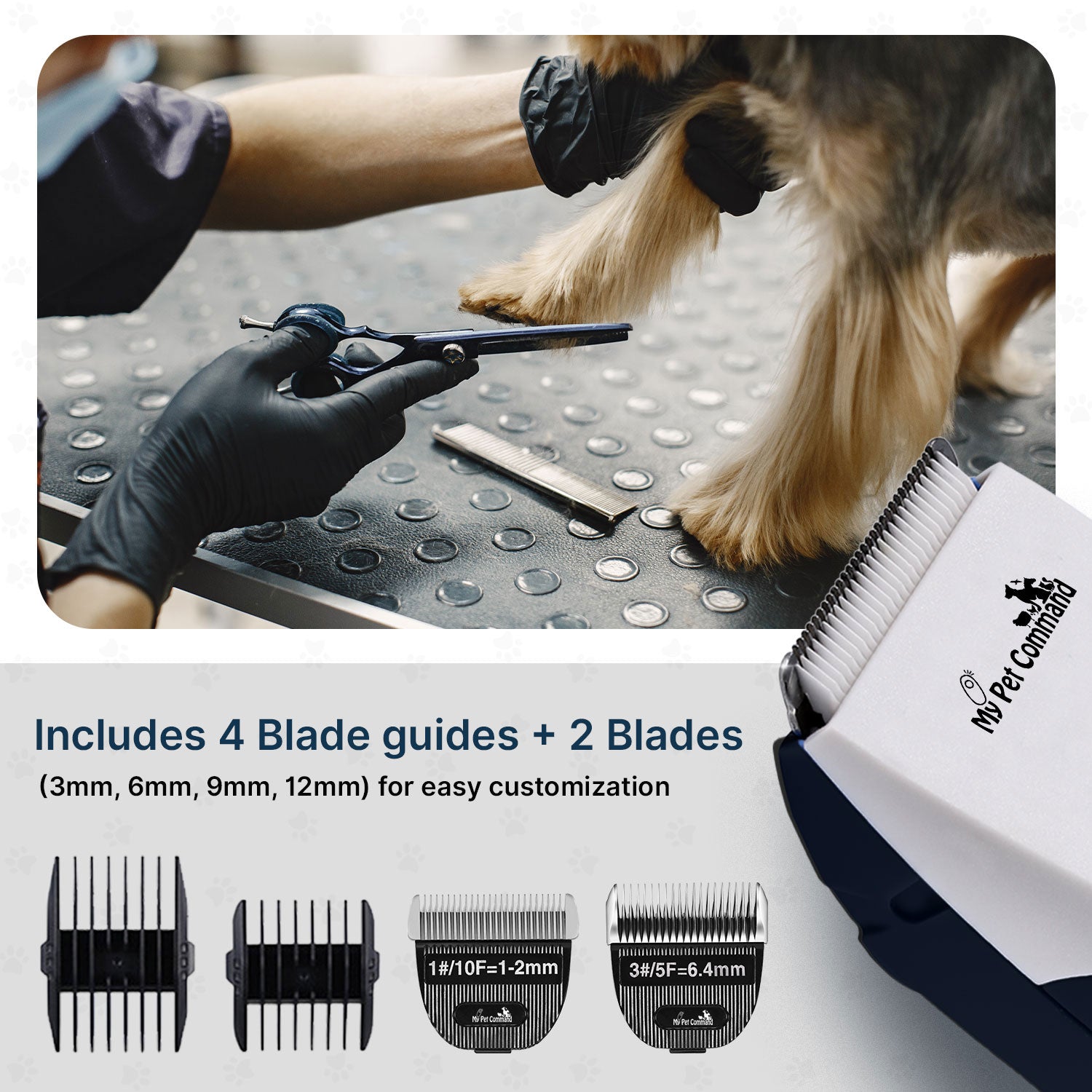My Pet Command Professional Cordless Dog Grooming Clipper Kit - My Pet Command