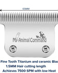 My Animal Command Replacement or Additional Blades for Animal/Livestock/Sheep/Pet Clipper Model Number MAC600 - My Pet Command