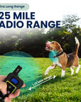 My Pet Command 1.25 Mile (6600 Ft) Dog Training Collar Safe Dog Shock Collar with Remote - My Pet Command