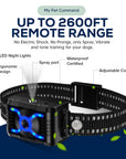 0.5 Mile Range Citronella No Shock Dog Training Collar with Remote, Vibration, Spray, Tone and Light - My Pet Command