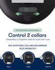 Wireless Indoor Pet Barrier, Static Shock and Tone Correction, Hidden Fence for Dogs with Collar