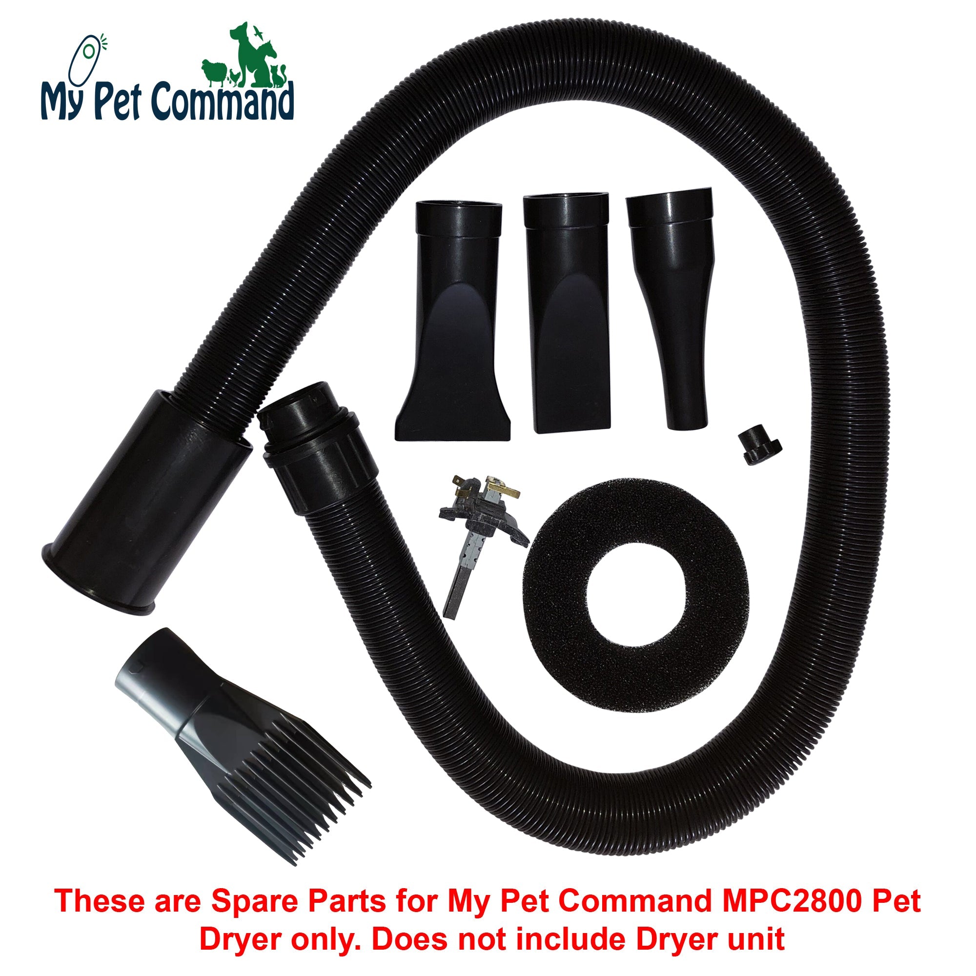 MY PET COMMAND PER DRYER SPARE PARTS ONLY FOR MY PETCOMMAND MPC2800 MODEL DRYER - My Pet Command