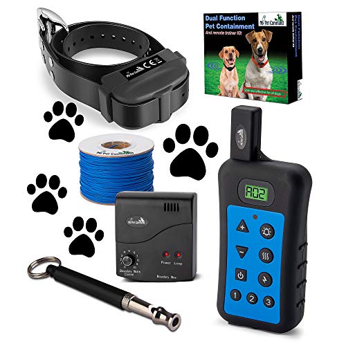 My Pet Command Wireless Underground Dog Fence System, Dual Function With Remote Dog Training Collar - My Pet Command