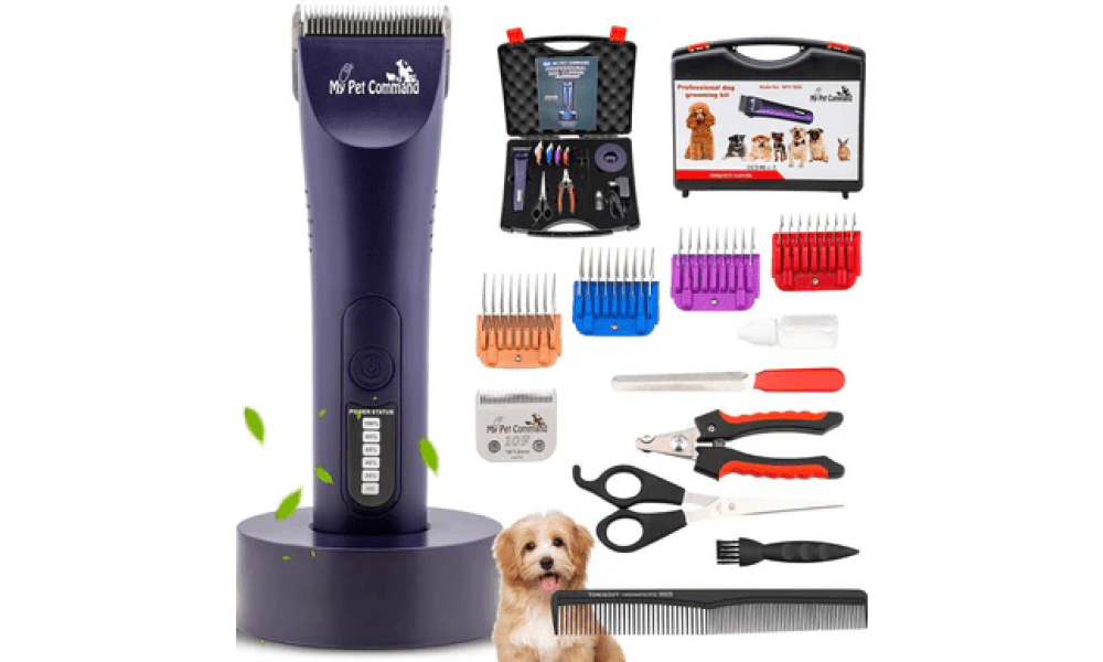 Professional Cordless Dog Grooming Clippers for Easy & Safe Trimming - My Pet Command