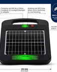My Animal Command 3 Mile 0.25 Joules (9-11KV) Portable Solar Powered Electric Energiser - My Pet Command