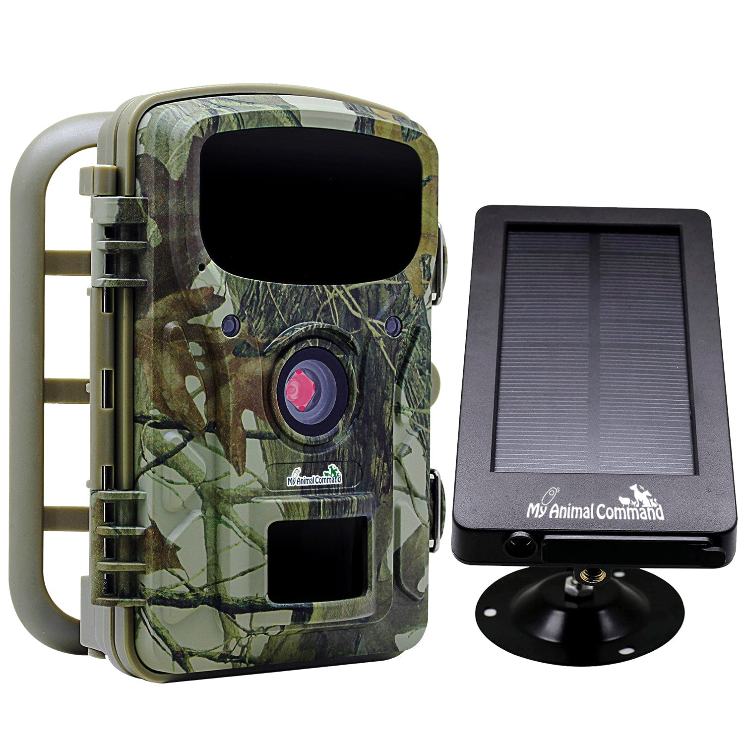 Solar Powered Trail Camera Game Cam with Time Lapse Night Vision Mot