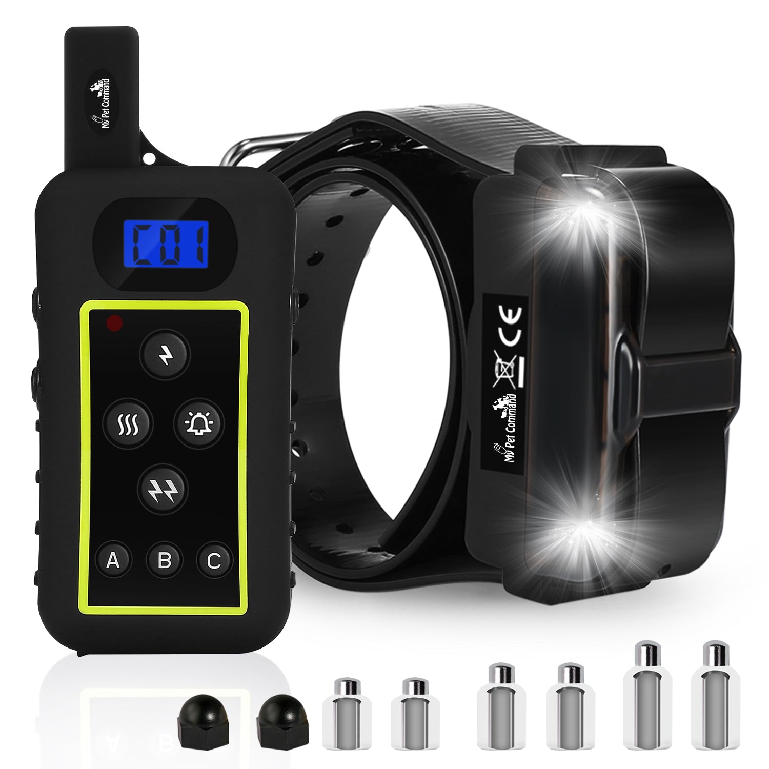 1.25 Mile (6600 Ft) Long range Dog Training Collar Safe Dog Shock Collar with Remote - My Pet Command