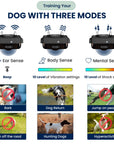 My Pet Command 1.25 Mile (6600 Ft) Dog Training Collar Safe Dog Shock Collar with Remote Modes