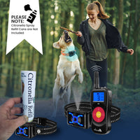 My Pet Command 2600 FT Range (0.5 Mile) 4-1 Citronella Safe Dog Training Collar with Remote, Spray,Vibrate,Tone and Night Light Functions - My Pet Command
