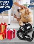 My Pet Command Dog Dryer Blower, Ultra Quiet, Professional High Velocity Blower Adjustable Hot and Cold Airflow - My Pet Command