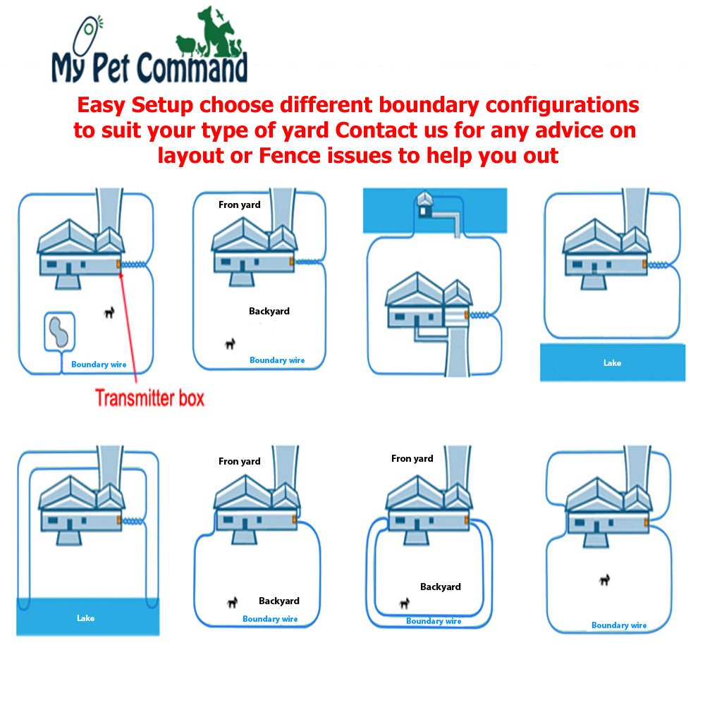 My Pet Command Waterproof Electric Dog Fence Containment system - My Pet Command