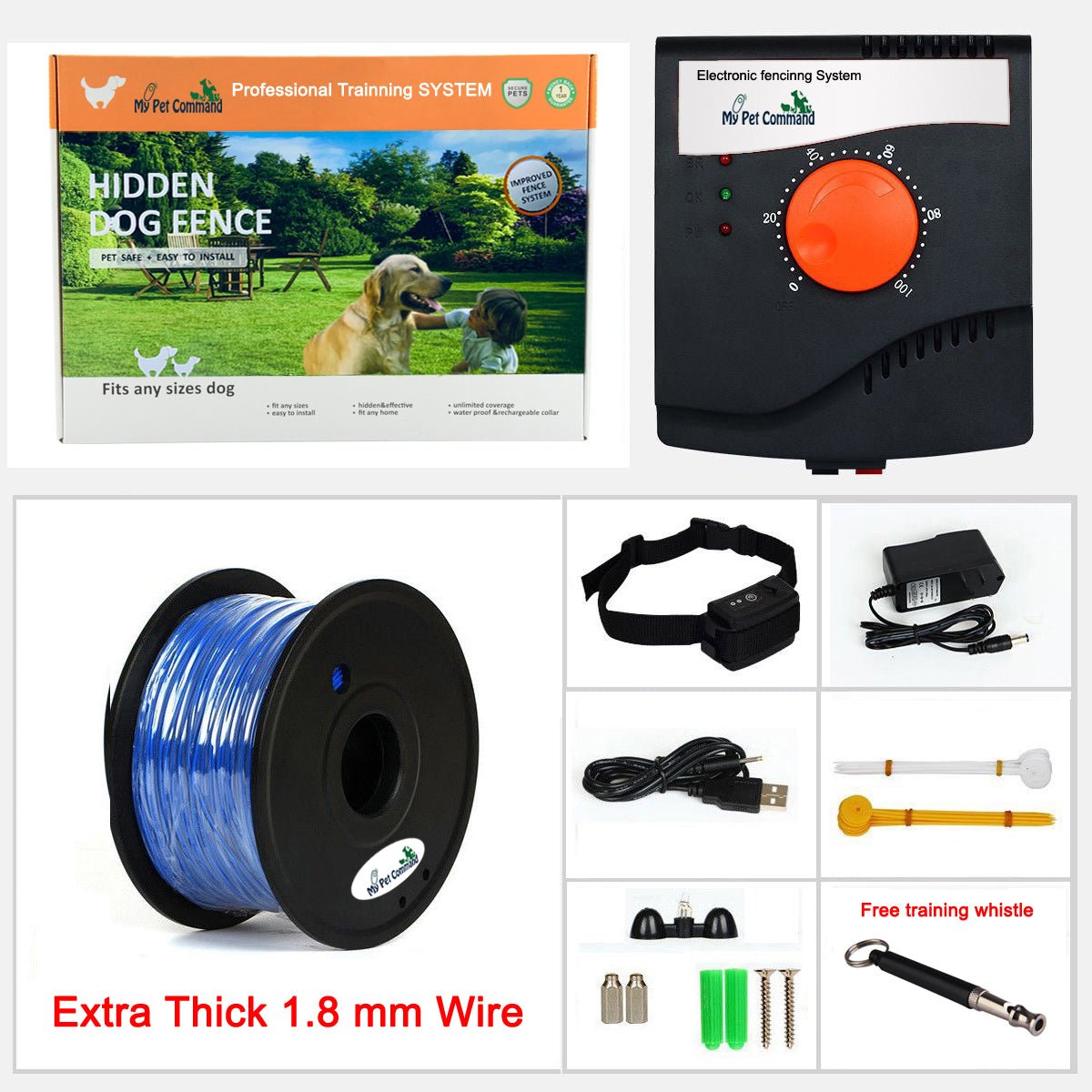 My Pet Command Waterproof Electric Dog Fence Containment system - My Pet Command