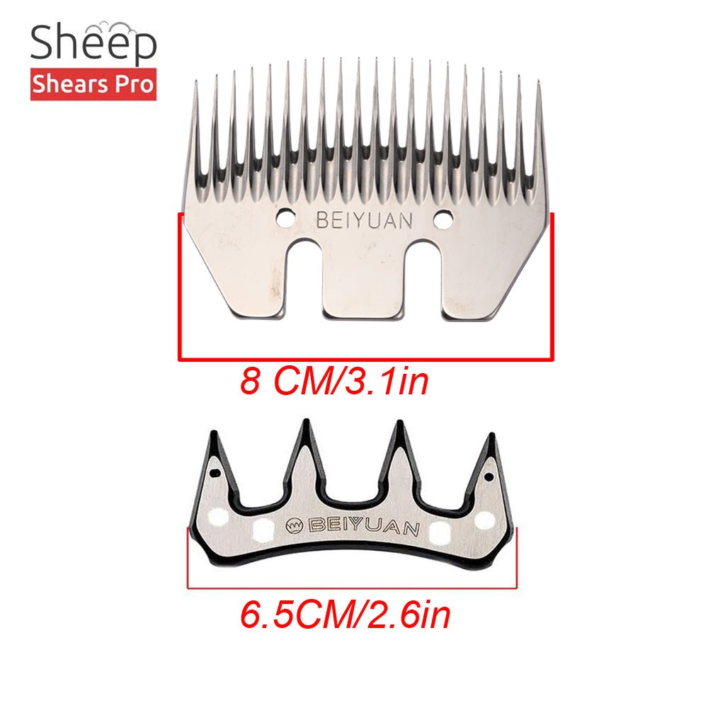 Sheep Shears Pro Replacement/Additional Beiyuan Clipper Blades for SSP500W Clipper - My Pet Command